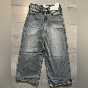 Hollister Gray Flare & Wide Leg Jeans